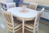 Стол обеденный овальный «Натали» + 4 стула - изображение 1